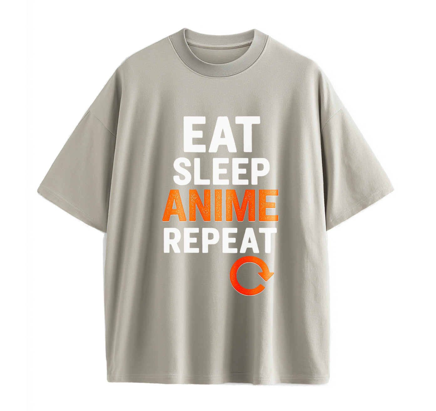 Eat Sleep Anime Repeat 2 Oversize T-Shirt