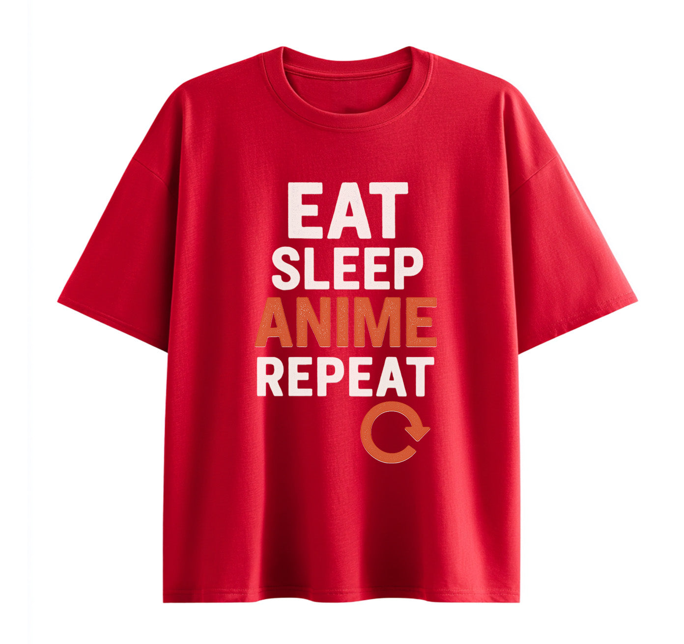 Eat Sleep Anime Repeat 2 Oversize T-Shirt