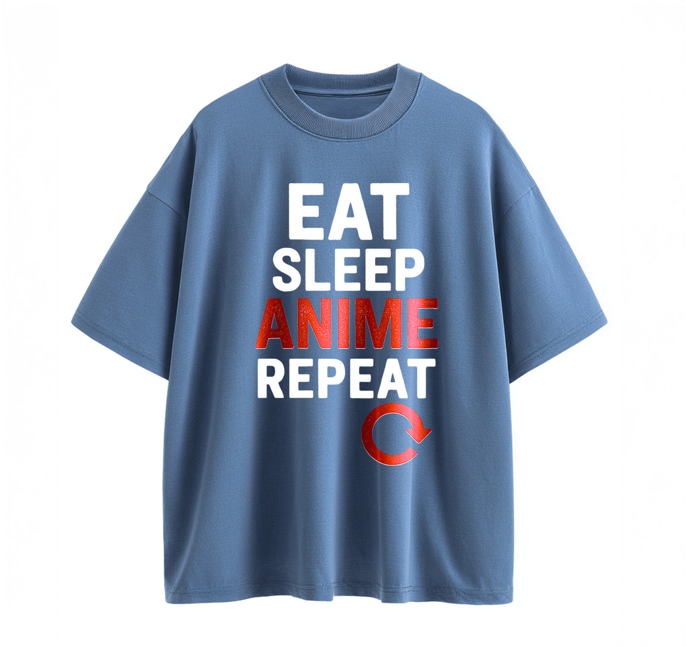 Eat Sleep Anime Repeat 2 Oversize T-Shirt