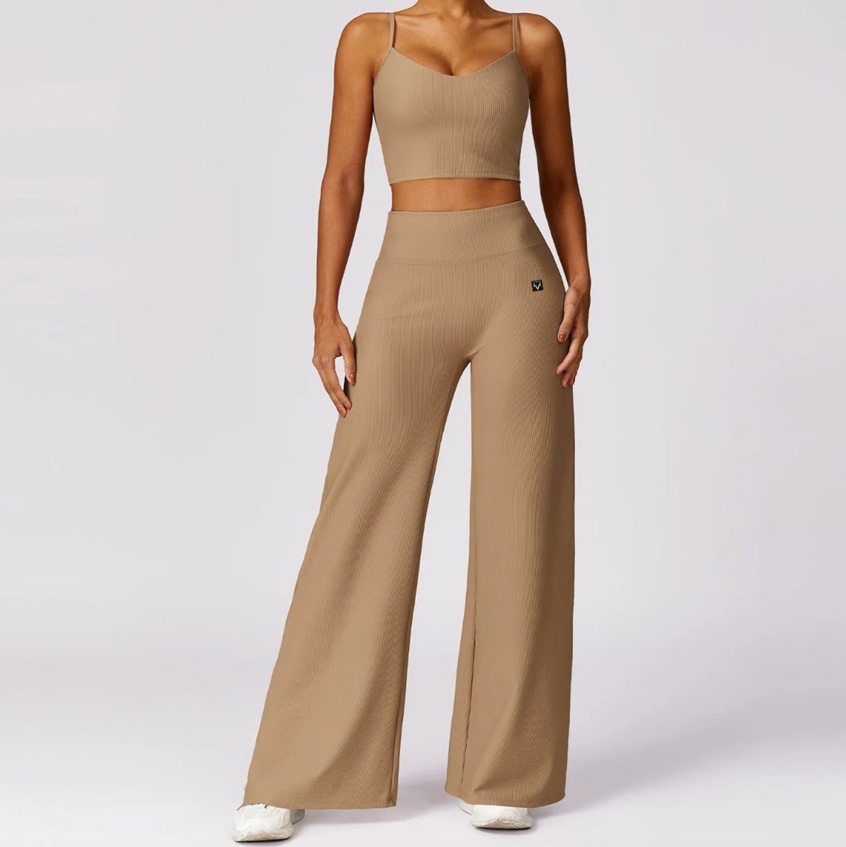 Victorious LuxeMotion 2Pcs Ribbed Sports Set