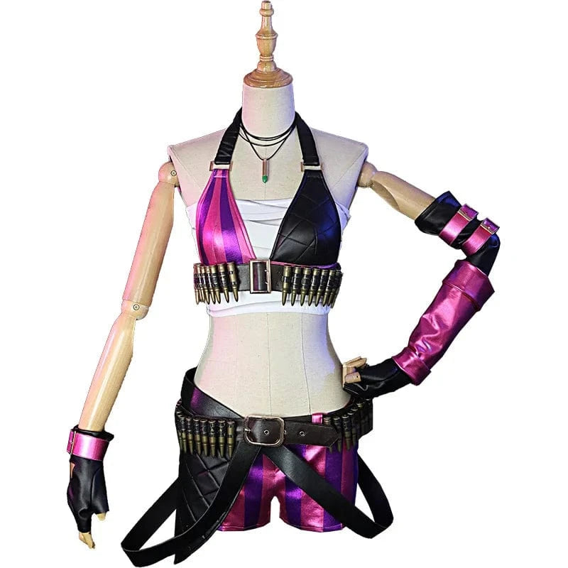 Jinx League of Legends Top and Shorts Cosplay