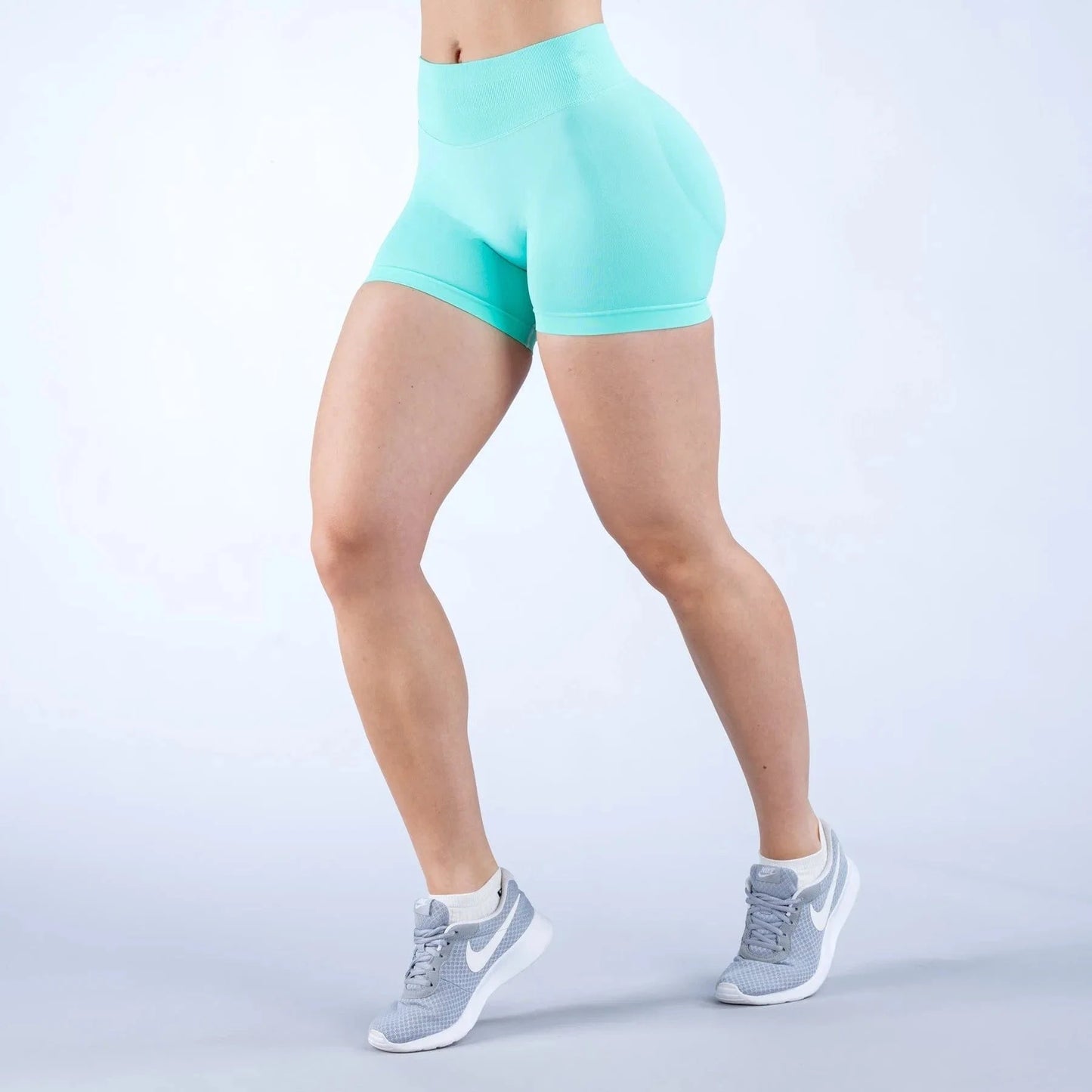 Mint Green / XS Island XXIIV Low-Rise Women’s High-Impact Sports Shorts by Victorious