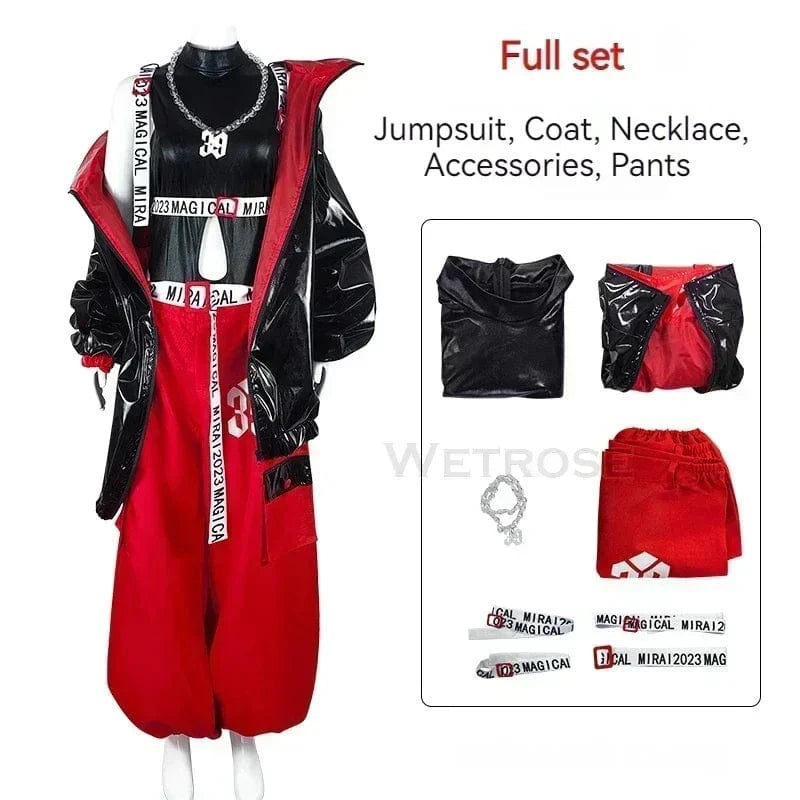 No glasses Set / S / In Stock Victorious Miku Sekai Stage Cosplay