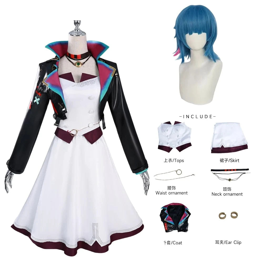 package B / XS Jinx season 2 overall and dress cosplay Tier 2