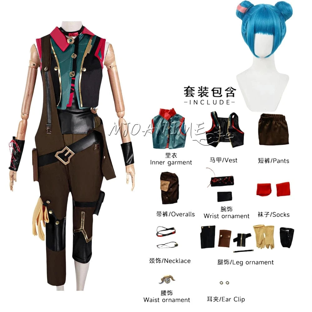 package E / XS Jinx season 2 overall and dress cosplay Tier 2