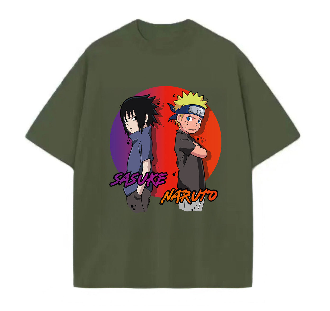 Sasuke (Naruto) Anime Oversize T-Shirt