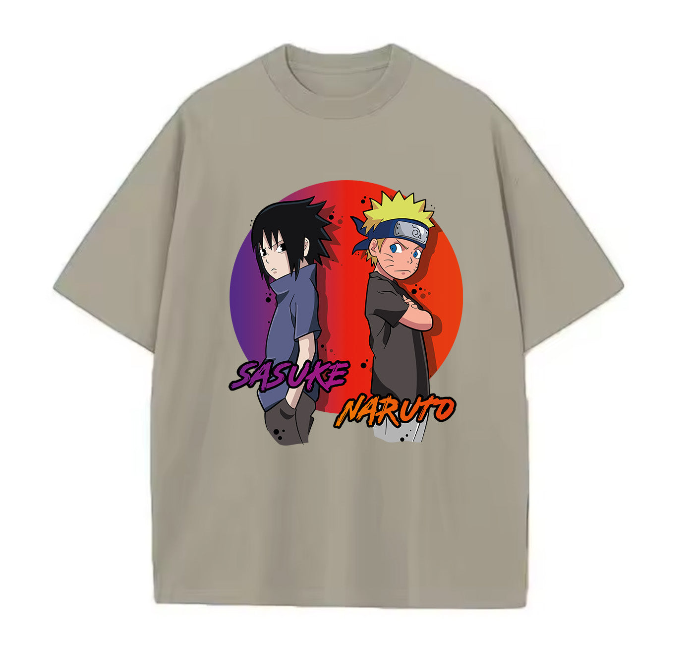 Sasuke (Naruto) Anime Oversize T-Shirt