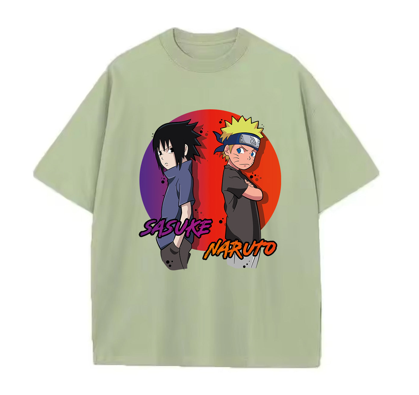 Sasuke (Naruto) Anime Oversize T-Shirt