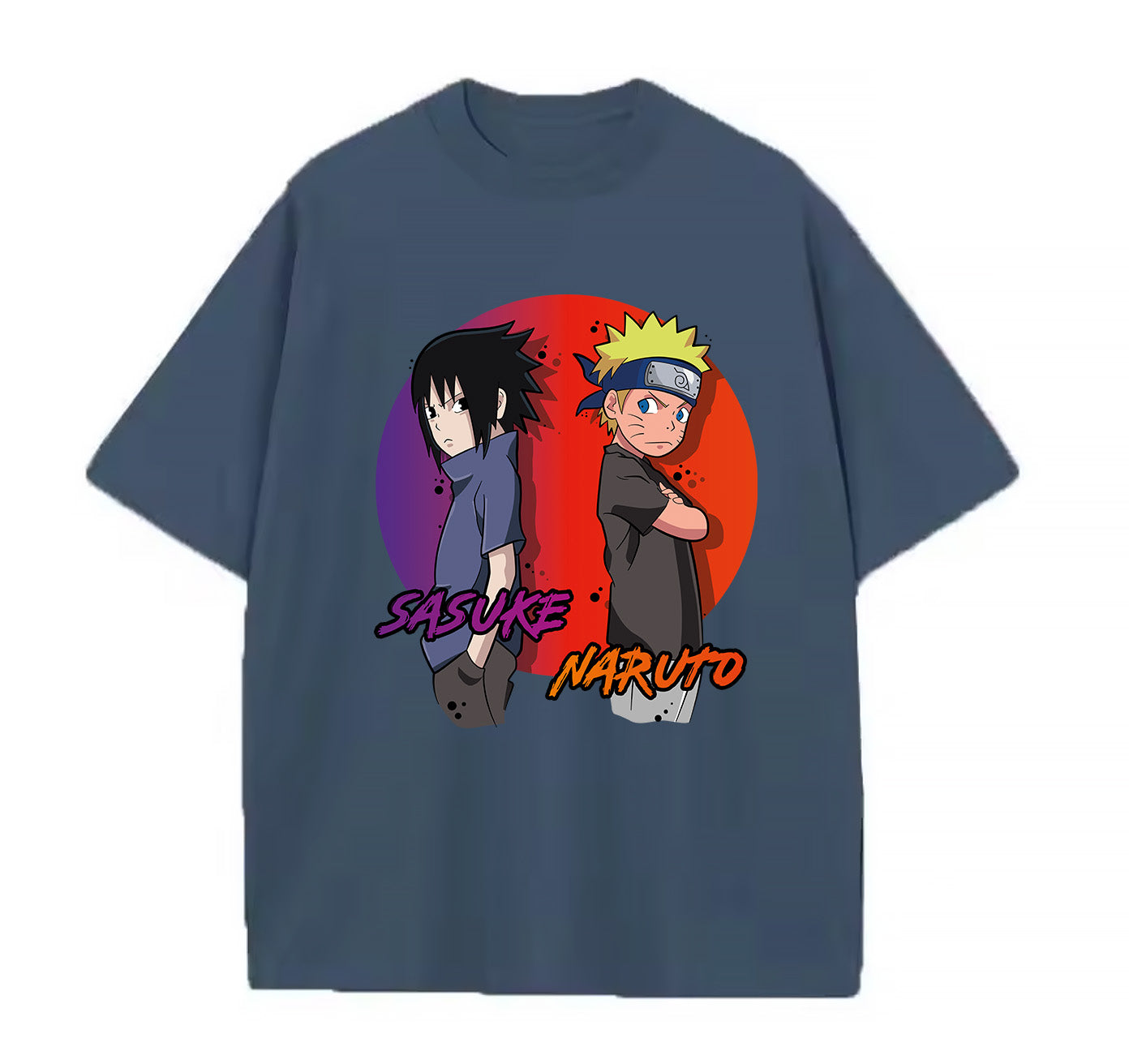 Sasuke (Naruto) Anime Oversize T-Shirt