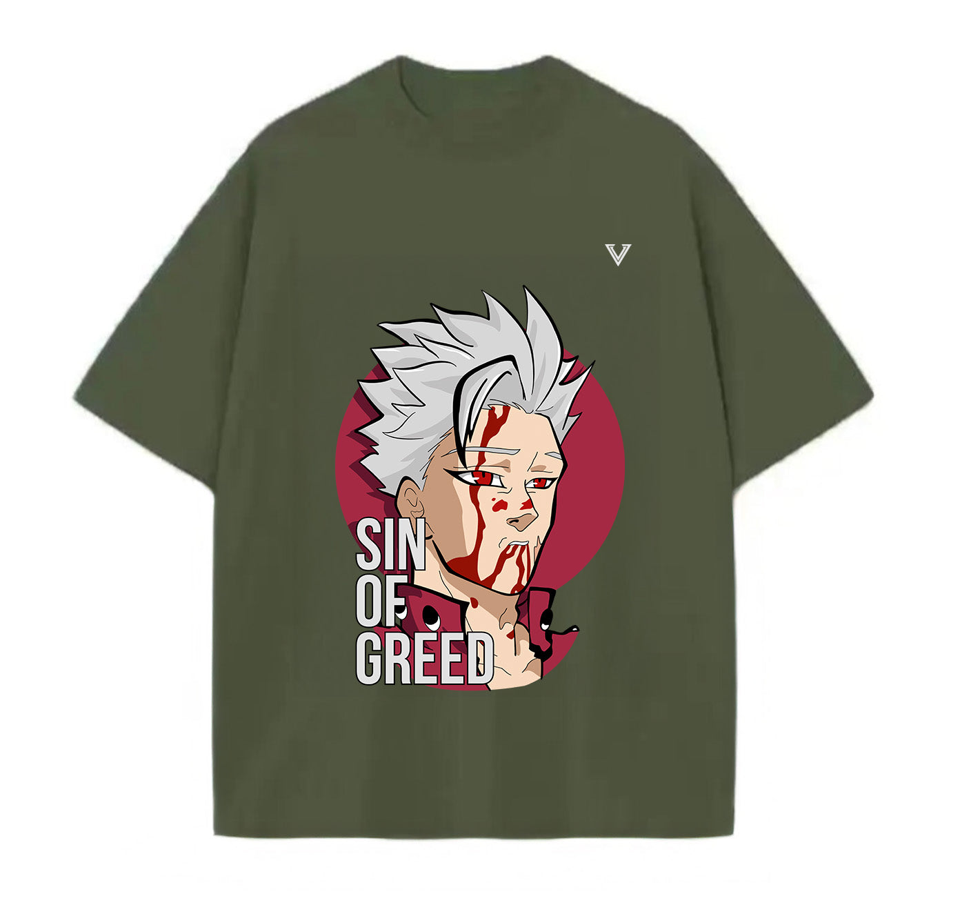 Sin of Greed (Seven Deadly Sins) Anime Oversize T-Shirt