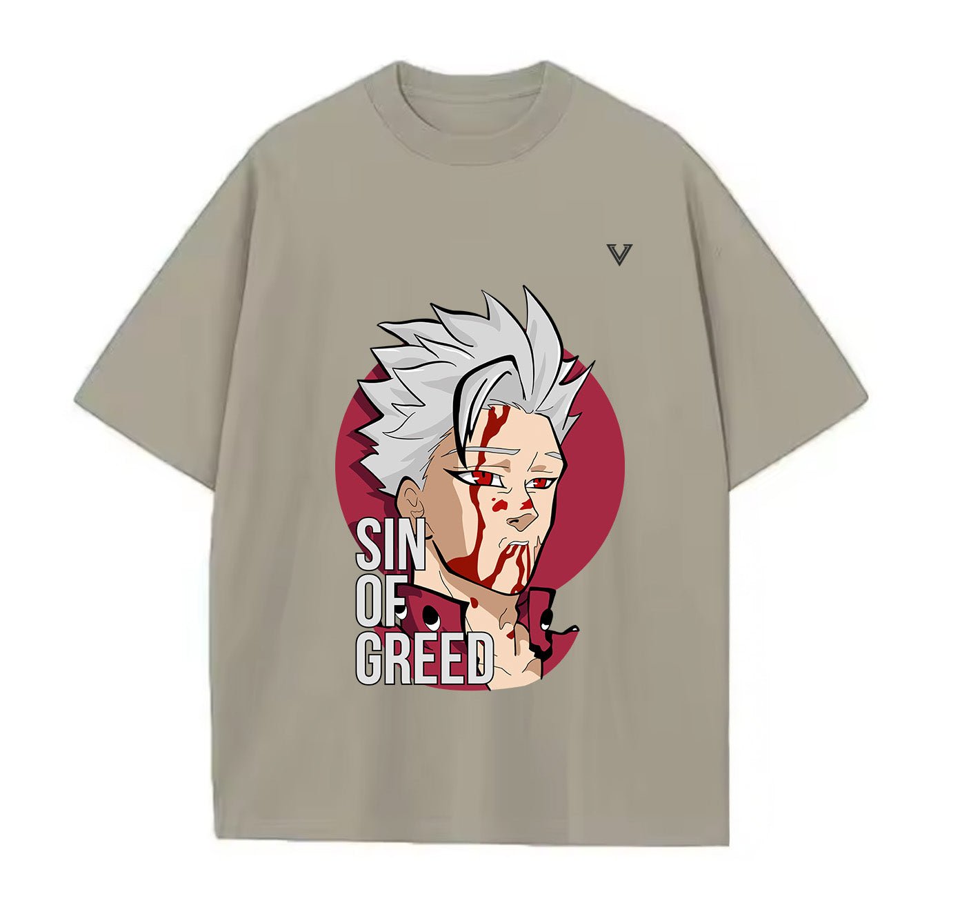 Sin of Greed (Seven Deadly Sins) Anime Oversize T-Shirt