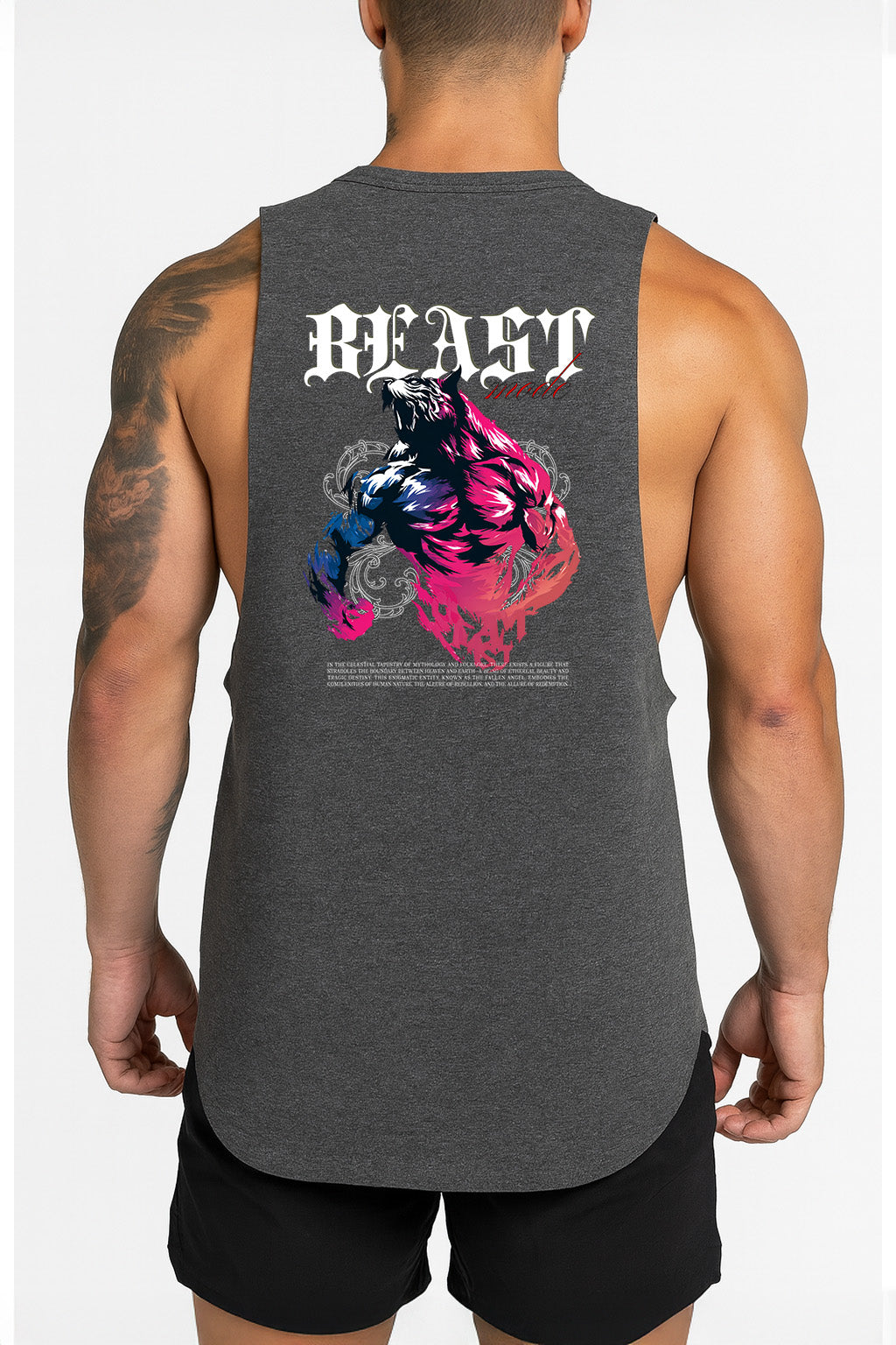 Victorious Beast Mode (Quarnath Expanse) High-Neck Gym Tank-Top