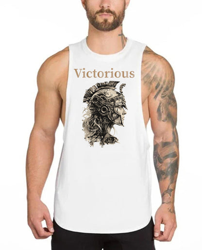 Victorious Valkyrie's Epic Training (Men Gym Tank-Top)