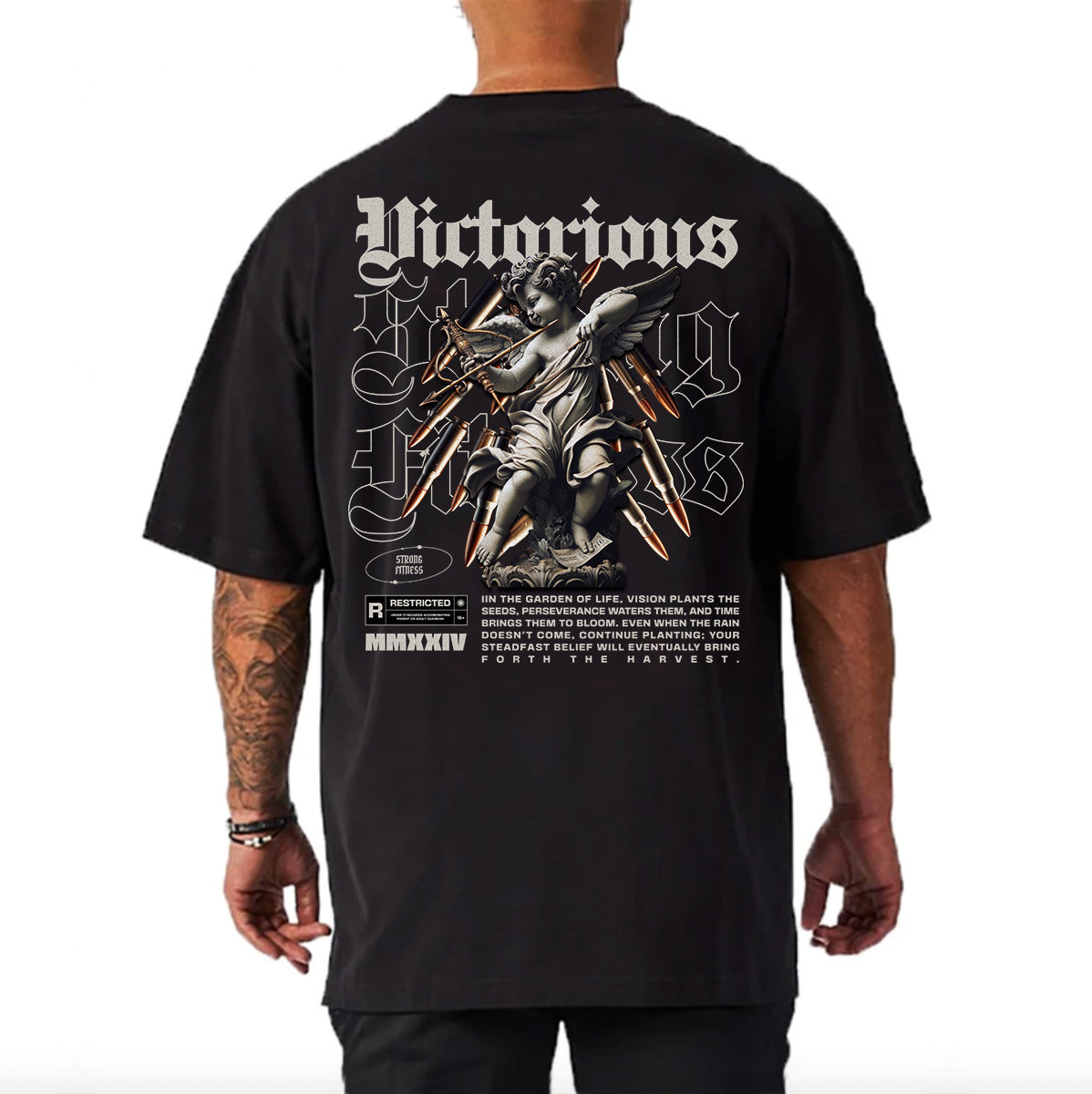 Victorious Divine Power Oversize Gym T-shirt