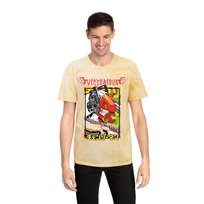 Anime Chainsaw Man Denji (Full Throttle) - Tie Dye Vintage Style T-shirt