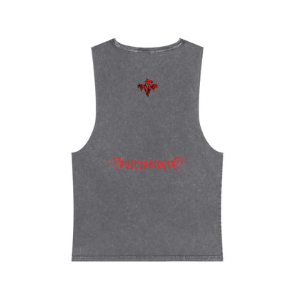 Unisex Graphic Tank Top - Anime Chainsaw Man Denji Shark Saw Rampage