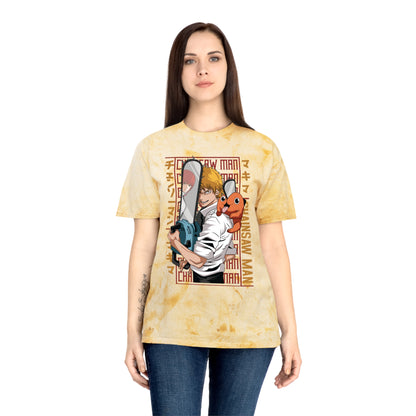 Unisex Color Blast Tee - Anime Chainsaw Man (Love & Loyalty)