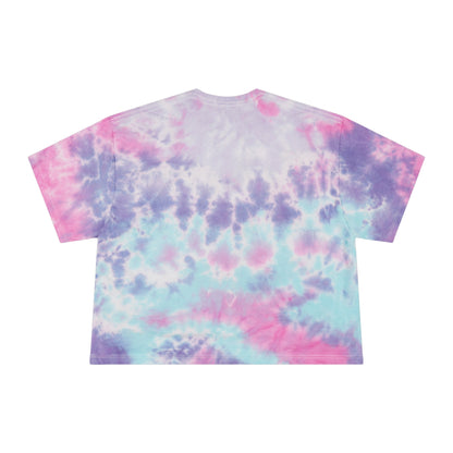 Victorious Galaxy Swirl Women's Tie-Dye Crop Tee