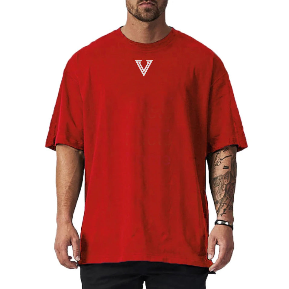 Victorious Orange Pencil (Oversize Gym T-shirt)