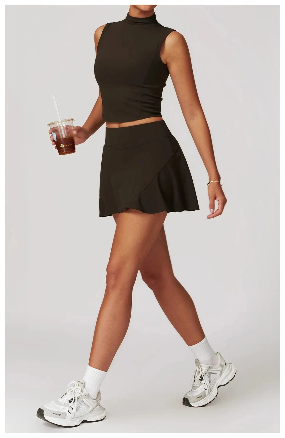 2PCS Fitness Skirt & Bra for Yoga & Fitness - Victorious Shieldmaiden Grace Set