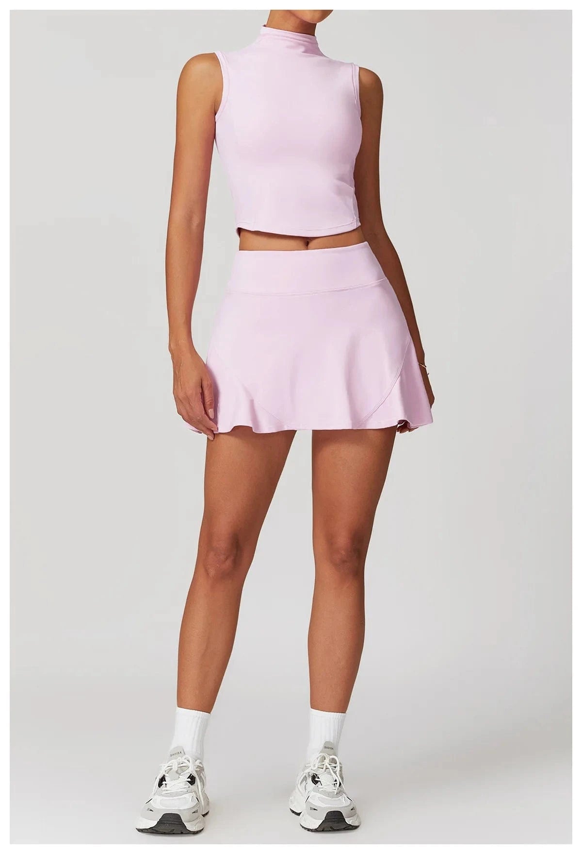 2PCS Fitness Skirt & Bra for Yoga & Fitness - Victorious Shieldmaiden Grace Set