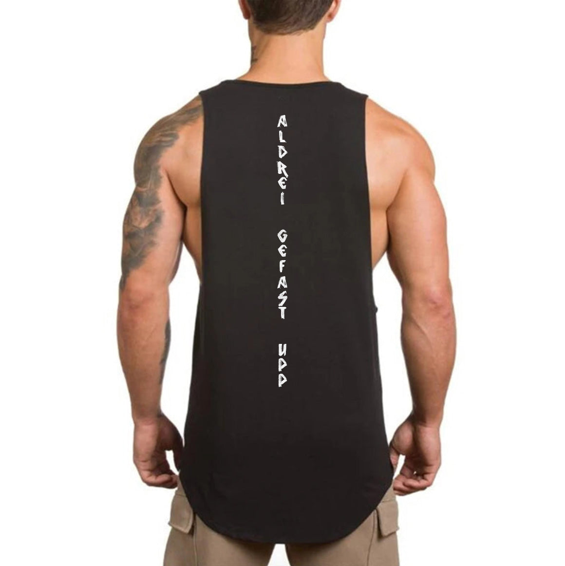 Victorious sigrast á (Low Neck) (Icelandic Gym Tank top)