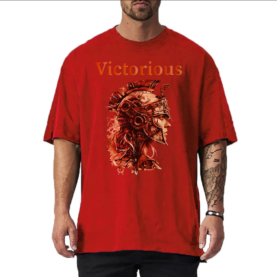 Victorious Valkyrie's Epic Training (Oversize Gym T-shirt)