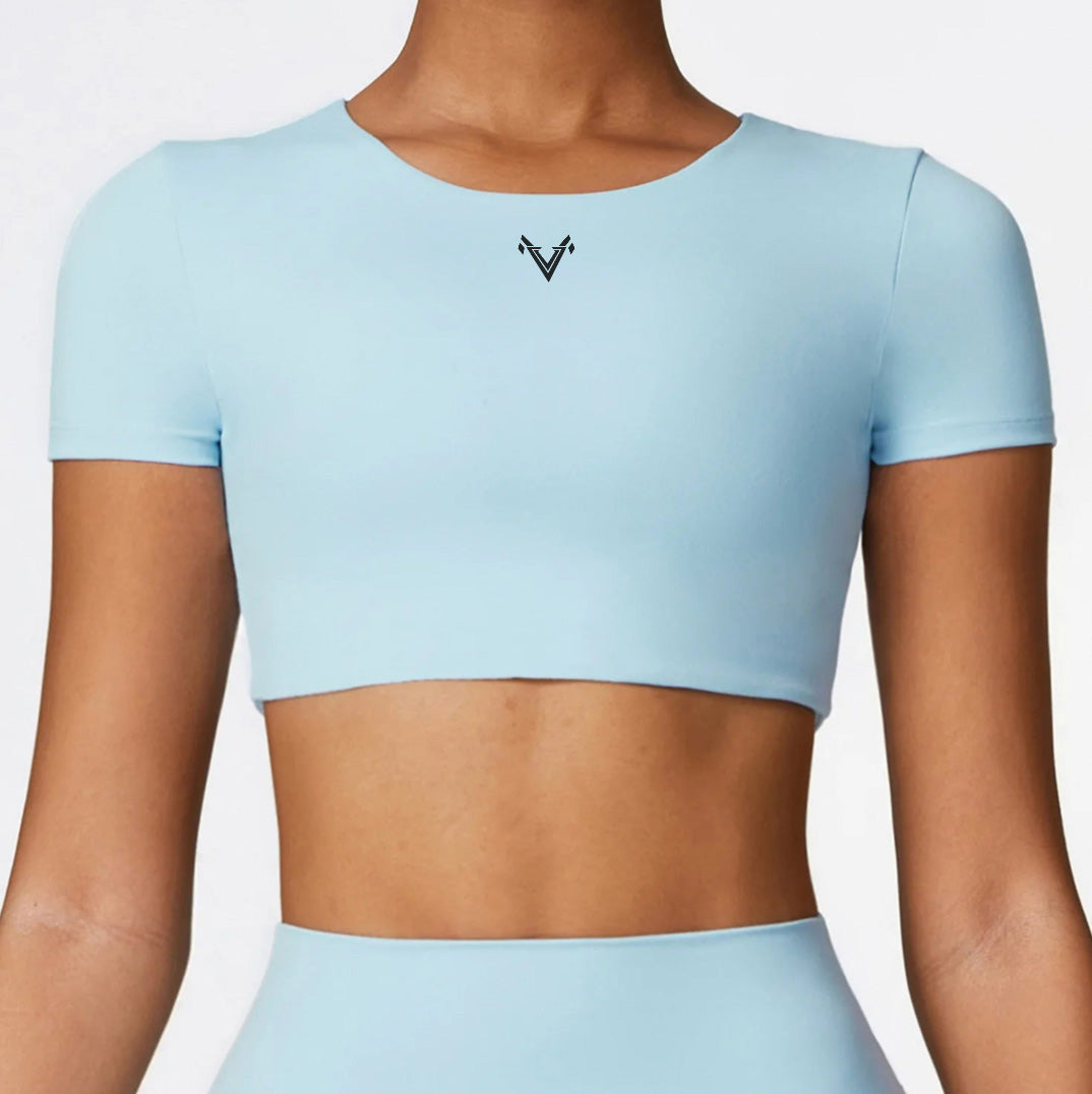 Victorious Battle Guardian Gym Crop Top XXIIV