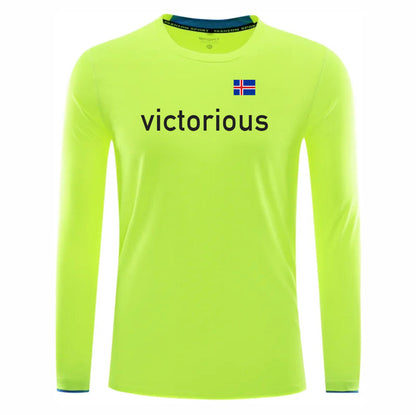 Victorious krafthlaup (Unisex) (Icelandic Running long sleeve shirt)