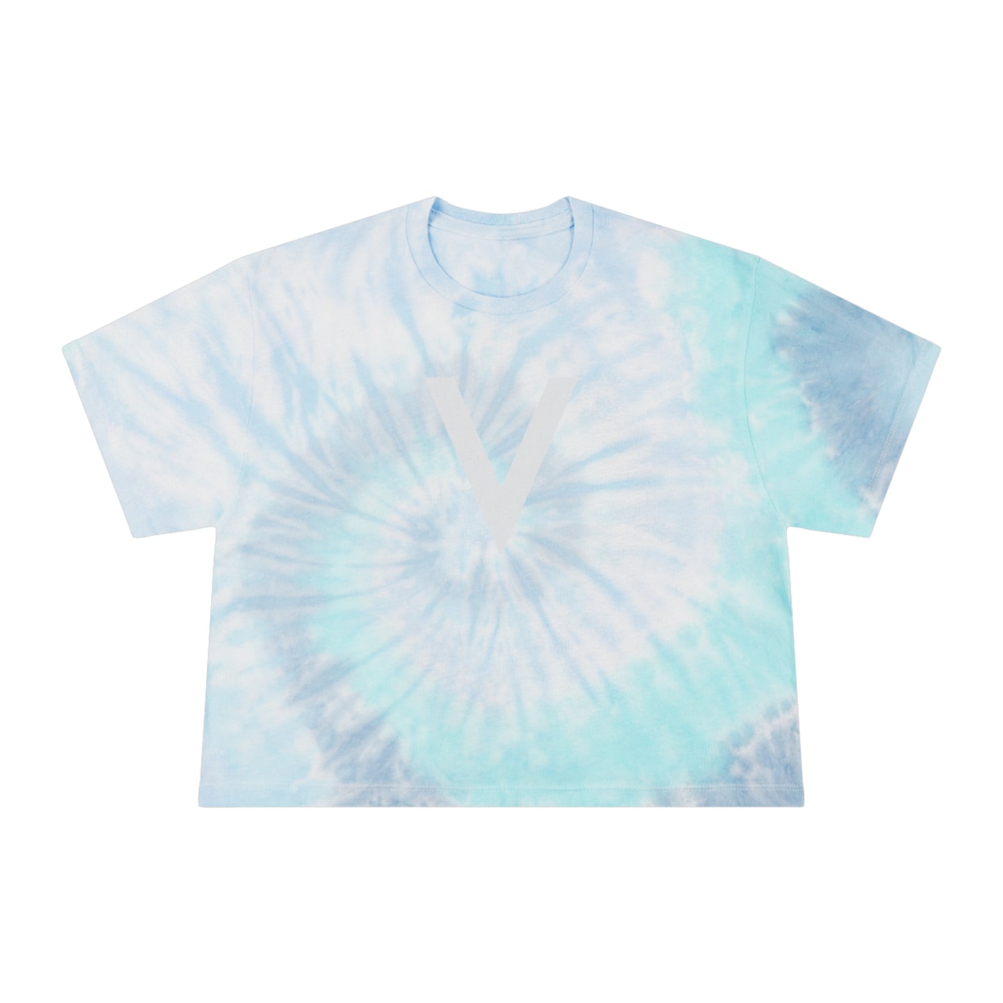 Victorious Galaxy Swirl Women's Tie-Dye Crop Tee