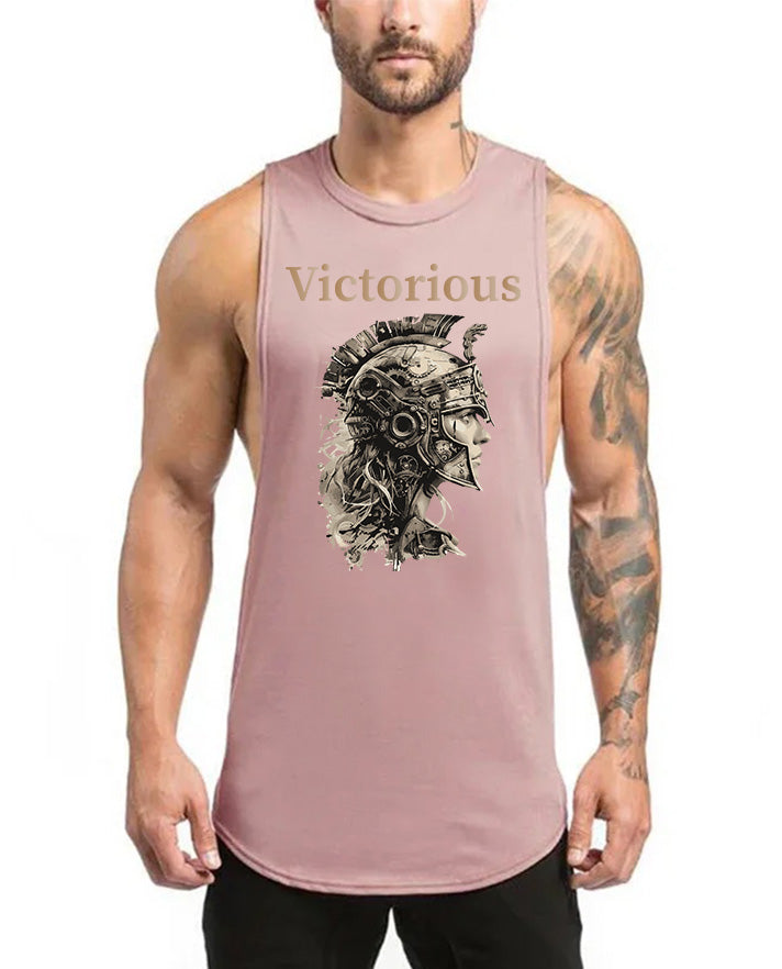 Victorious Valkyrie's Epic Training (Men Gym Tank-Top)