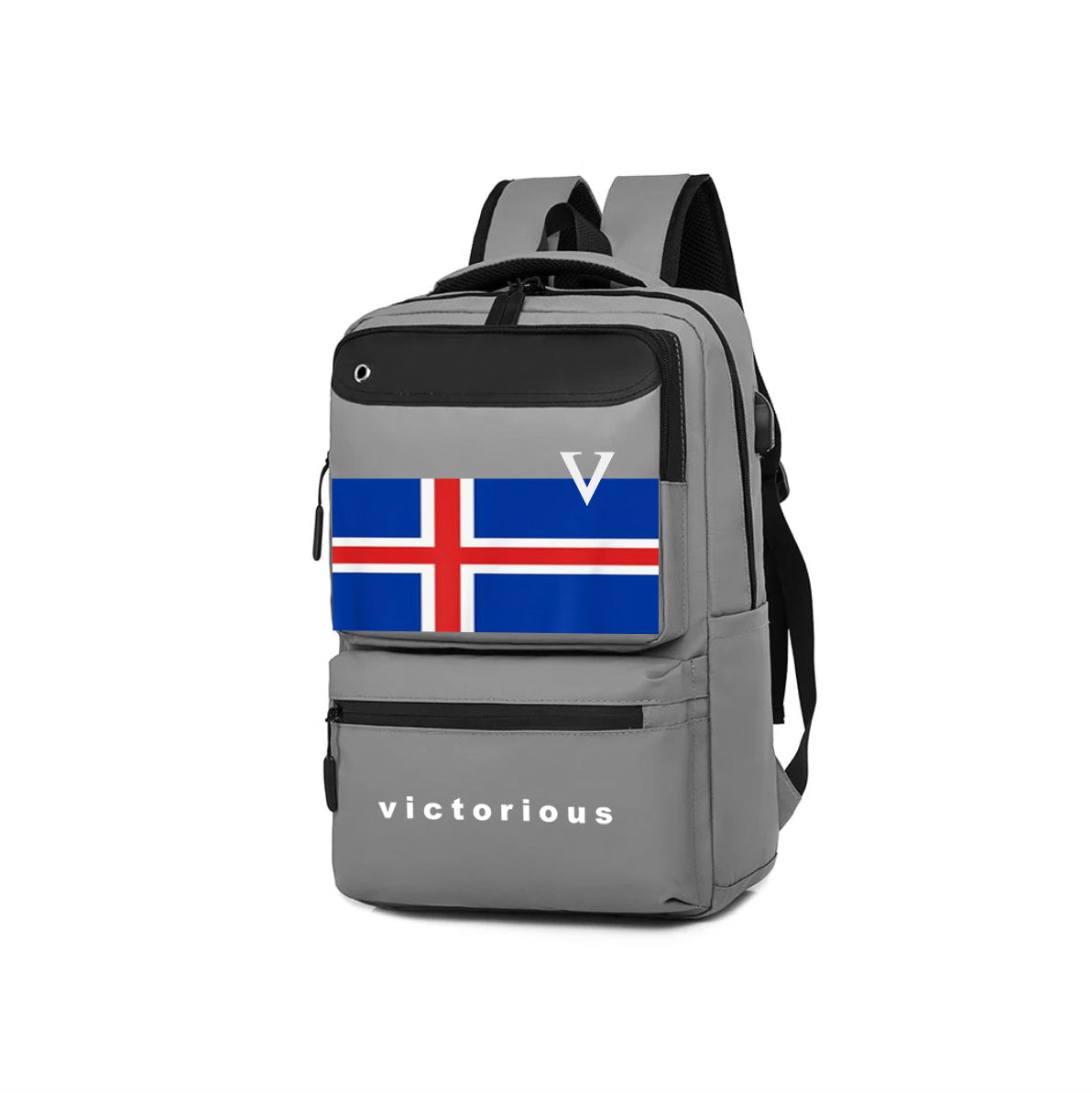 Victorious eldur og ís (Icelandic Gym Backpack)