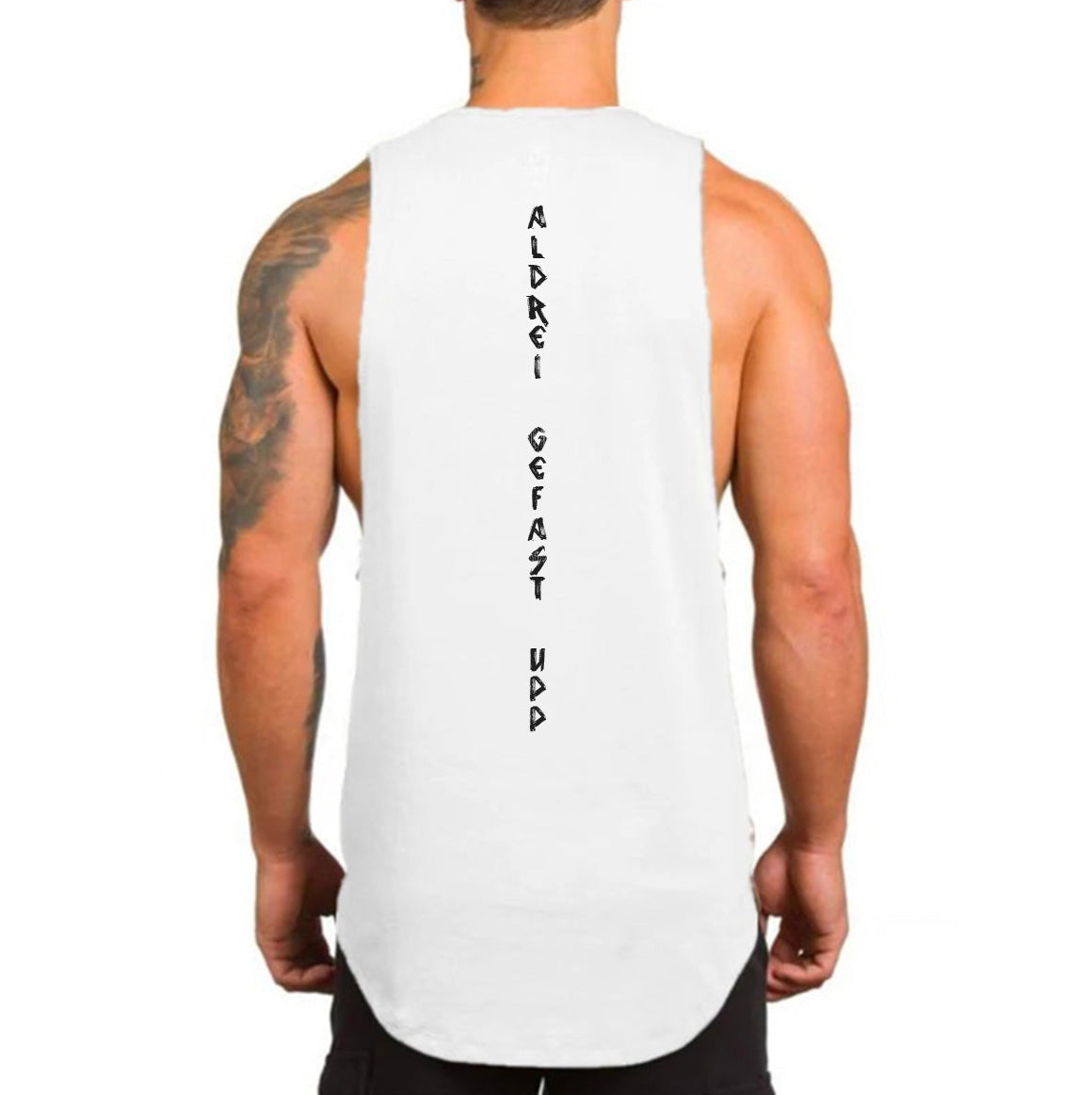 Victorious sigrast á (Low Neck) (Icelandic Gym Tank top)