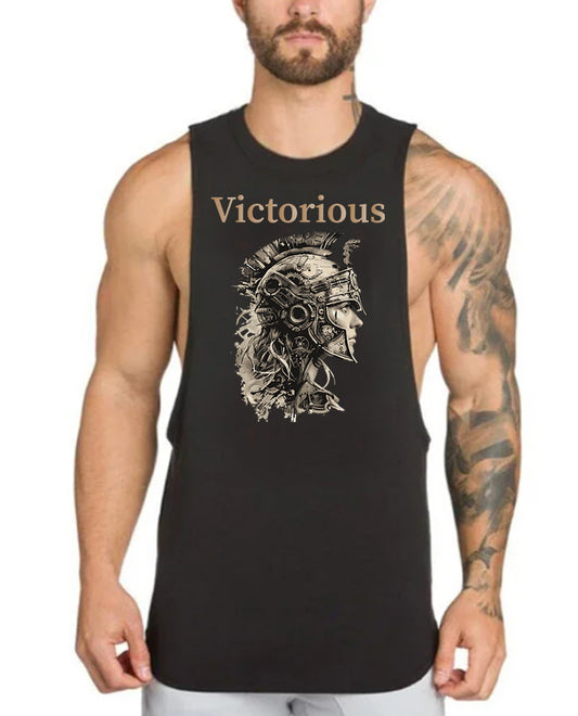 Victorious Valkyrie's Epic Training (Men Gym Tank-Top)