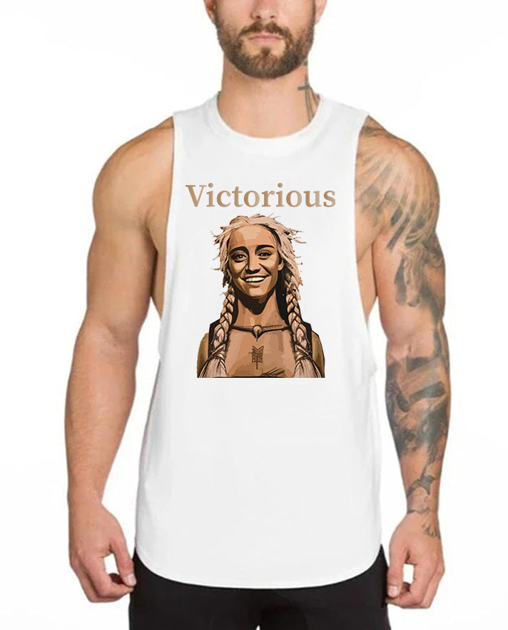 Victorious Valkyrie's Joy (Men Gym Tank-Top)