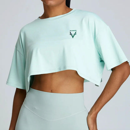 Victorious PeaceStride Oversieze Crop Top