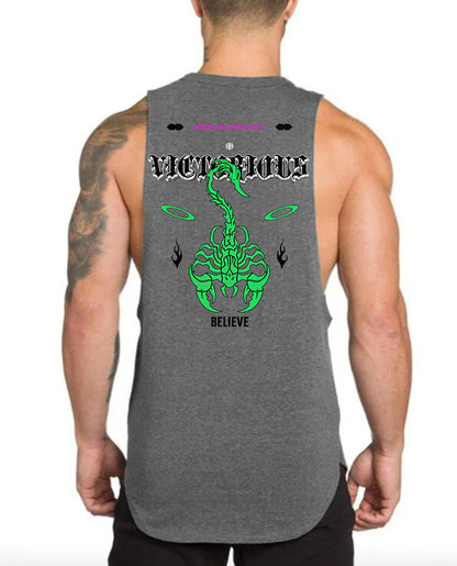 Victorious Sting Power (High-Neck Gym Tank-Top)