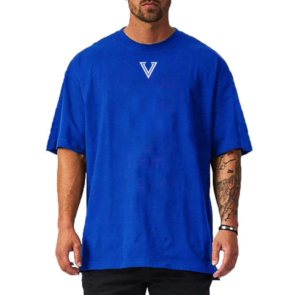 Victorious Orange Pencil (Oversize Gym T-shirt)