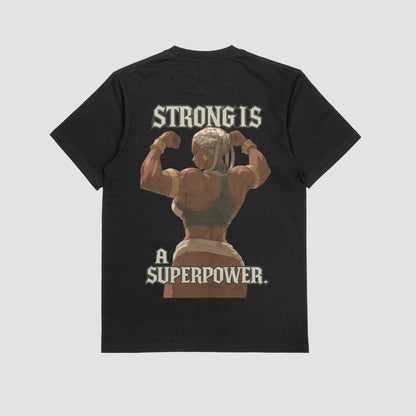 Ambessa "Strong is a superpower" Gym T-shirt (Oversize)