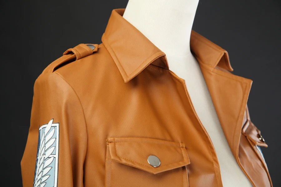 Anime Attack on Titan Leather Jacket