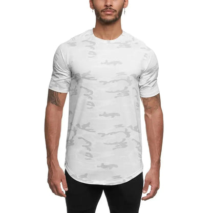 Victorious Demeter’s Power Camouflage fitness T-shirt