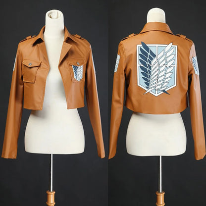 Anime Attack on Titan Leather Jacket