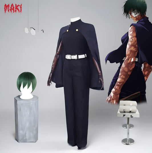 Maki Zenin Jujutsu Kaisen Cosplay/ Short Hair