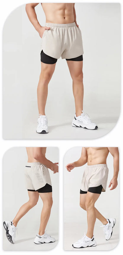 Victorious Trailblazer Double-Layer Training Shorts