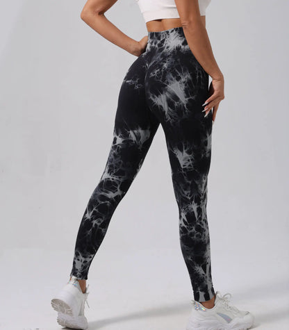 Victorious Galactic Vortex Tie Dye Leggings