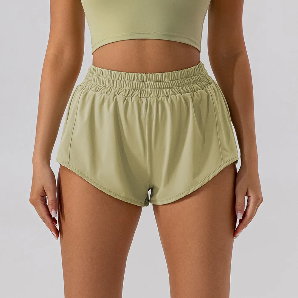 Fitness Low Waist 2.5 Inch Shorts Women (Victorious FluxNet Shorts)