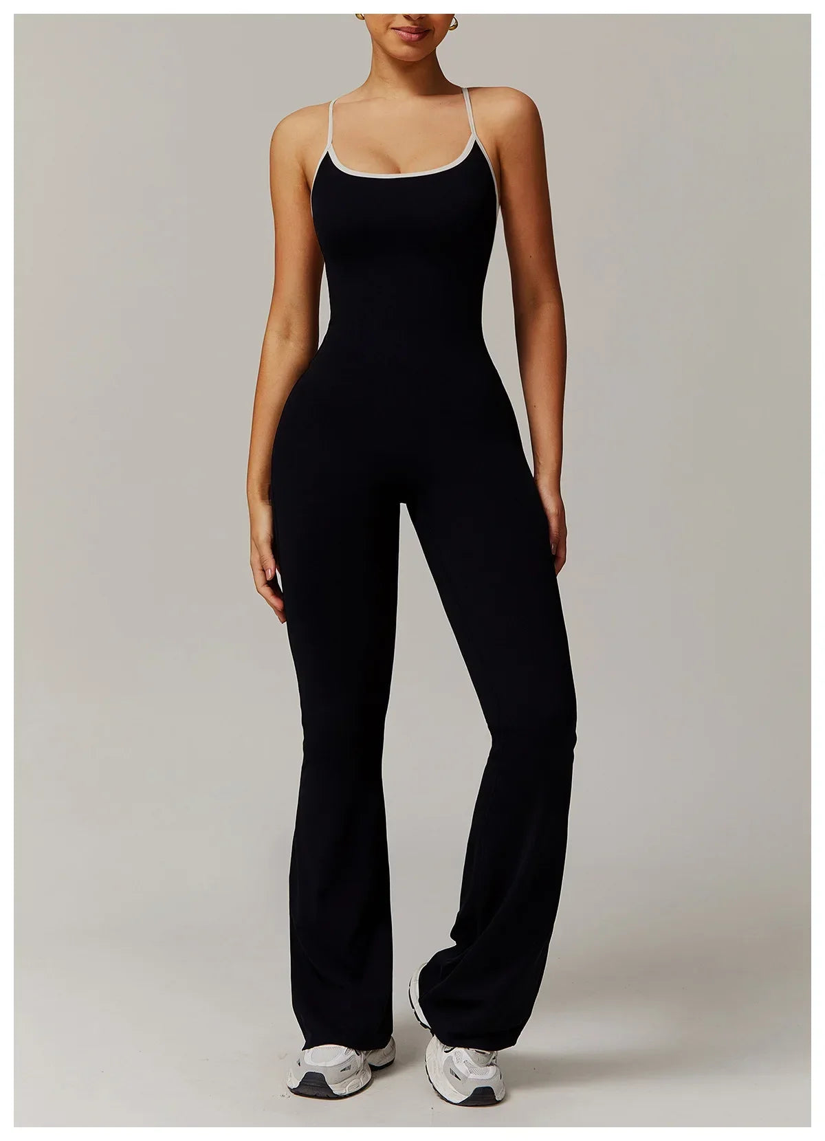 V Jumpsuit Gym Set Women Training Yoga Suit (Victorious Io Ignite Leggings)