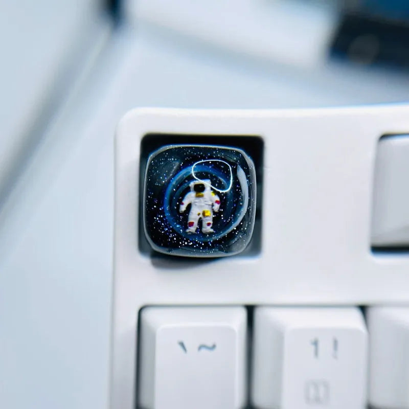 Victorious Star Astronauts Keycaps Resin Keyboard Cap DOM Profile Cartoon