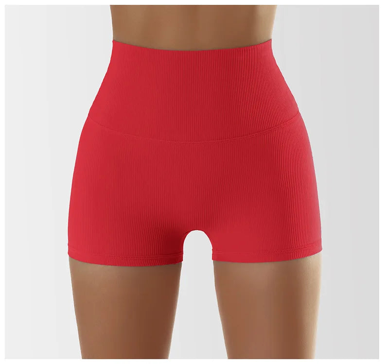 Victorious Ribbed Seamless Gym Shorts