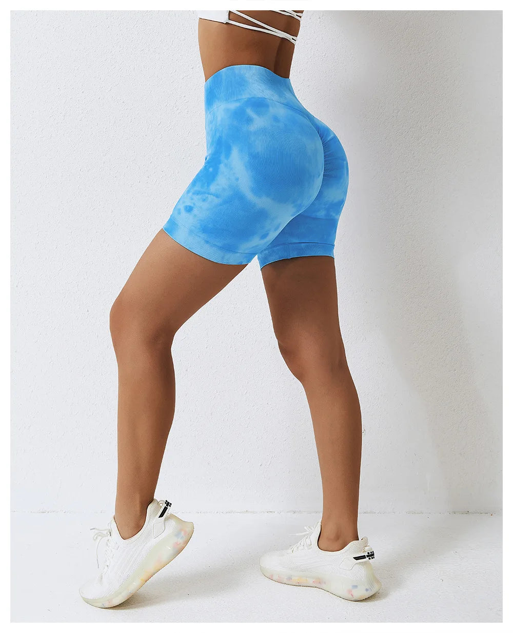 Victorious Seamless Tie-Dye Gym Shorts